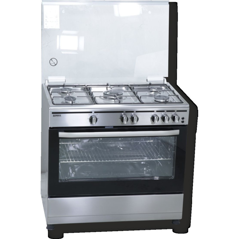 Cocina Rommer CHG960XFGINOXBUT, 5f, Horno gas, Ino