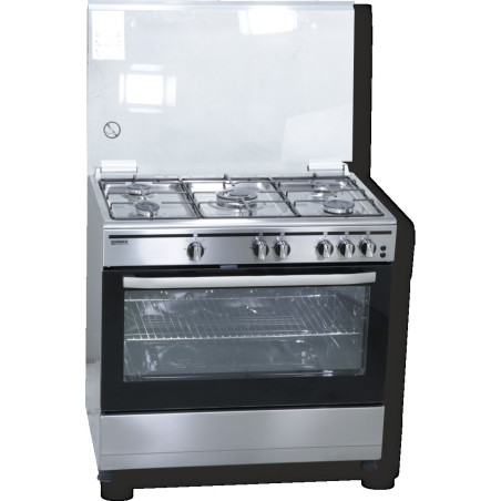 Cocina Rommer CHG960XFGINOXBUT, 5f, Horno gas, Ino