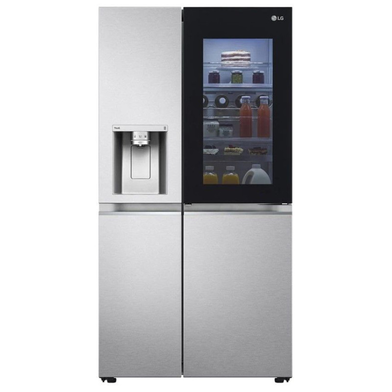 Frigorifico SbS LG GSXV90MBAE, 179x91cm, E, Inox,