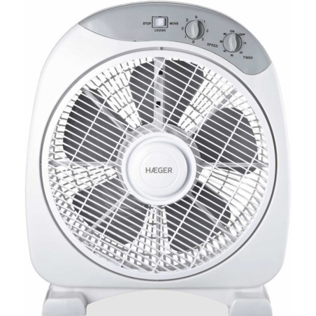 Ventilador box fan Haeger FF012004A, home wind 30.