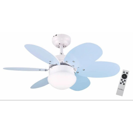 Ventilador Techo Bastilipo ALGARVE DC, 75CM, 6 VEL