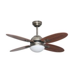 Ventilador Techo Bastilipo BERMEO CUERO, 105cm,