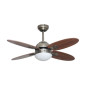 Ventilador Techo Bastilipo BERMEO CUERO, 105cm,
