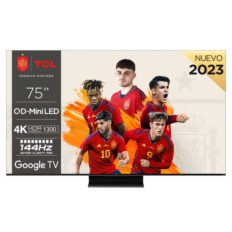 TV TCL 75C805 MINILED GoogleTV 100/120/144Hz