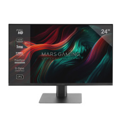 MV-24, Monitor 24 IPS FHD 120Hz, HDR10 1ms, FreeSync y G-SYNC, Monitor PC con Altavoces Integrados, Inclinación 25°, Low Blue Light y Flicker Free, HDMI + DisplayPort + Jack 3.5mm, Negro