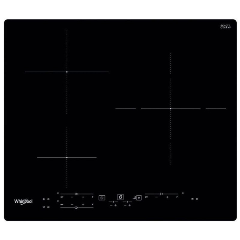 Inducción Whirlpool WSB4760NE, 3 zonas, 60cm, Bise