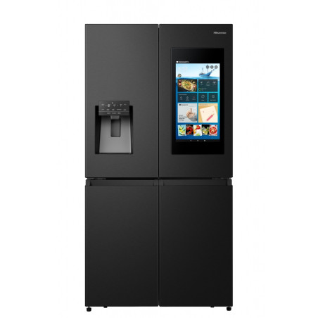 Frigo 4P Hisense RQ760N4IFE, 179x91cm, E, negro, T