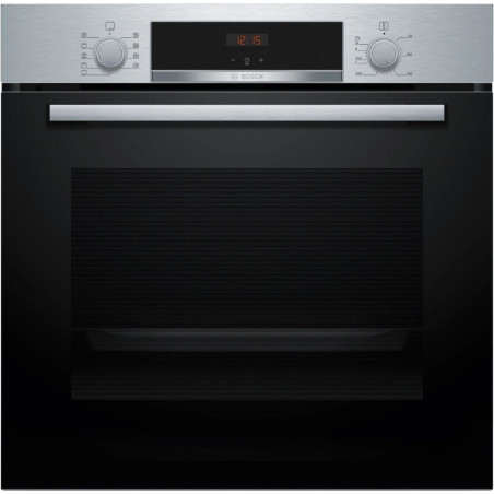 Horno Bosch HBA514ES3, Multif, 71L, A+, Negro/Ino