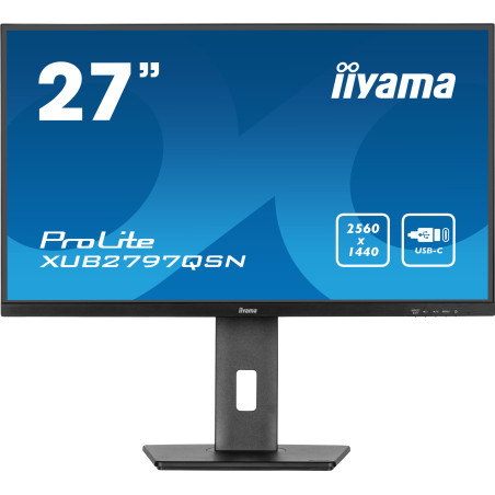 ProLite XUB2797QSN-B2 pantalla para PC 68,6 cm (27) 2560 x 1440 Pixeles Quad HD LED Negro