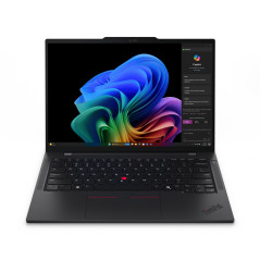 ThinkPad T14s Gen 6 (Snapdragon) Copilot+ PC Qualcomm Snapdragon X1P-42-100 Portátil 35,6 cm (14) WUXGA 16 GB LPDDR5x-SDRAM 512 GB SSD Wi-Fi 7 (802.11be) Windows 11 Pro Español Negro
