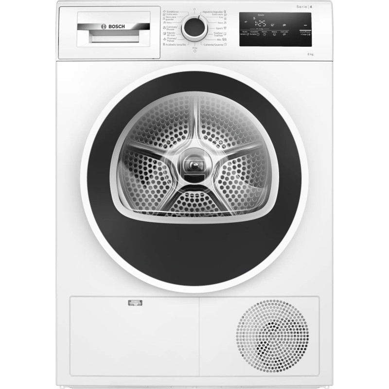 Secadora Bosch WTR83200ES, 8kg, E, blanco, display