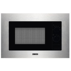 Microondas Zanussi ZMSN5SX, 17L, 700w, Inox-negro