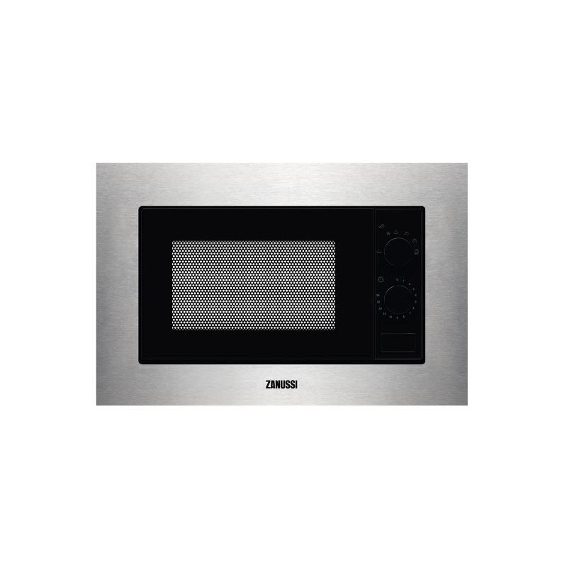 Microondas Zanussi ZMSN5SX, 17L, 700w, Inox-negro