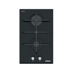 Encimera Edesa EGG3021TIN, 2 fuegos, gas natural