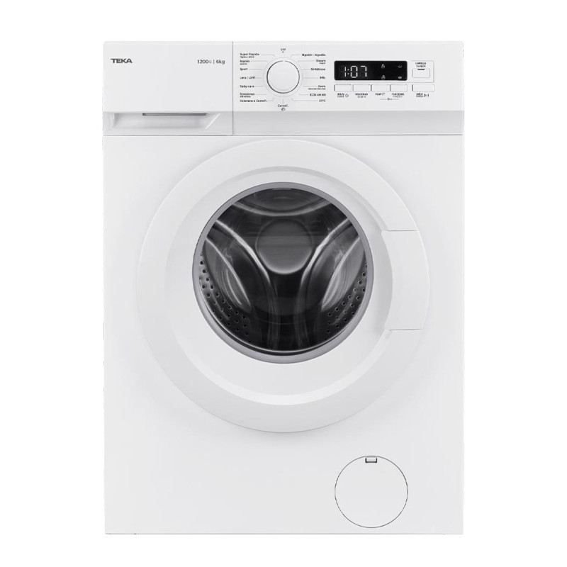 Lavadora Teka WMK10620, 6kg, 1200rpm, BLANCO