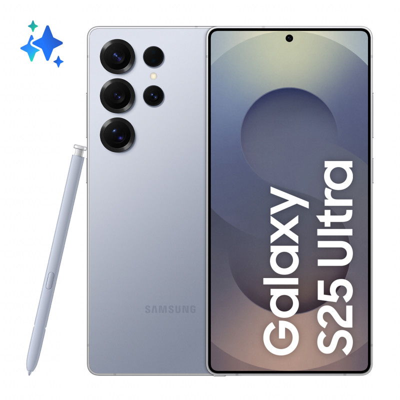 Galaxy S25 Ultra 17,5 cm (6.9) SIM doble Android 15 5G USB Tipo C 12 GB 256 GB 5000 mAh Azul, Plata