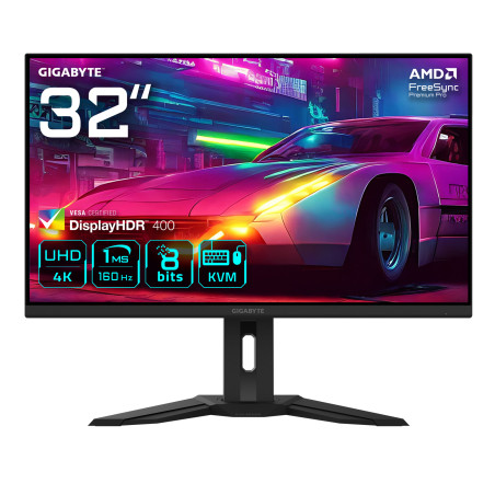 M32UP 31.5 Monitor de juego UHD - 3840 x 2160, 160 Hz, 1 ms, 350 cd/m², AMD FreeSync Premium Pro, DisplayHDR 400, HDMI 2.1, Displayport 1.4