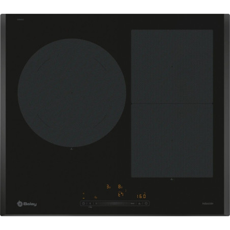 Induccion Balay 3EB968LH, 2 zonas, 60cm, Biselada