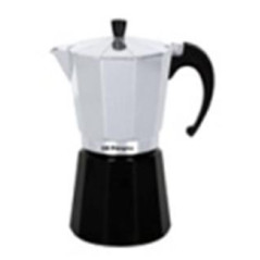 Cafetera aluminio Orbegozo KFM1230, 12 tazas