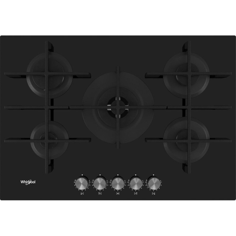 ENCIMERA WHIRLPOOL GOWL728NB, 5 fuegos, 73cm, Gas,