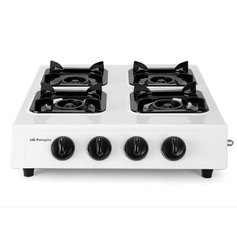 Hornillo Orbegozo FO4000, butano, 4fuegos, blanca