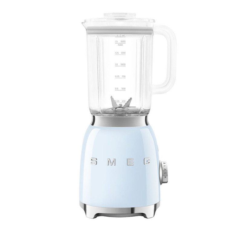 Batidora vaso Smeg BLF03PBEU, azul pastel, 800w, 1