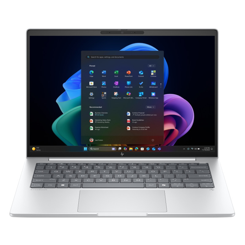 EliteBook 8 G1i Next Gen AI PC Wolf Pro Security Edition Copilot+ PC Intel Core Ultra 7 258V Portátil 40,6 cm (16) WUXGA 32 GB LPDDR5x-SDRAM 1 TB SSD Wi-Fi 7 (802.11be) Windows 11 Pro Plata