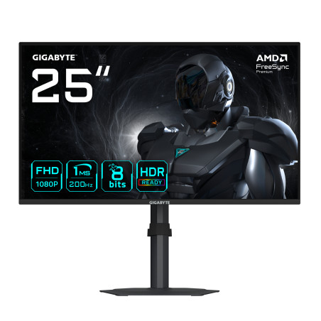G25F2 Monitor Gaming 24,5 FHD  1920 x 1080, 200Hz, 1ms, 300 cd/m², DisplayHDR 10, HDMI 2.0, DisplayPort 1.4