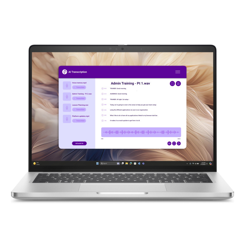 Pro 14 Plus PB14250 Copilot+ PC Intel Core Ultra 7 266V Portátil 35,6 cm (14) Full HD+ 16 GB LPDDR5x-SDRAM 512 GB SSD Wi-Fi 7 (802.11be) Windows 11 Pro Español Aluminio