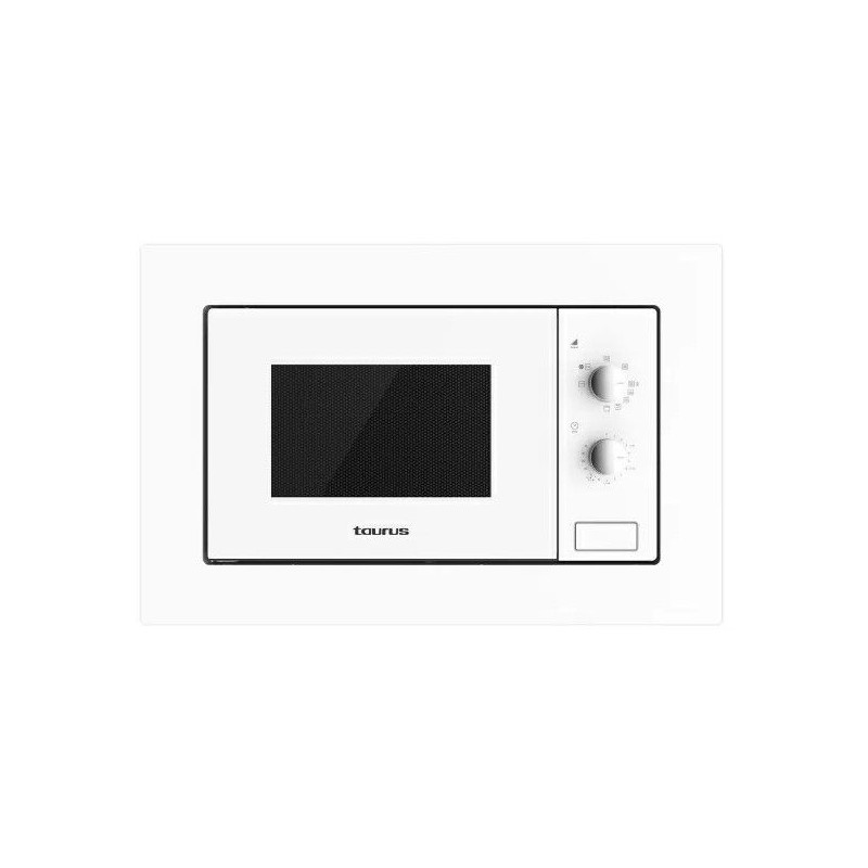 Microondas Taurus MO20WHM, Encastrable, blanco, 20