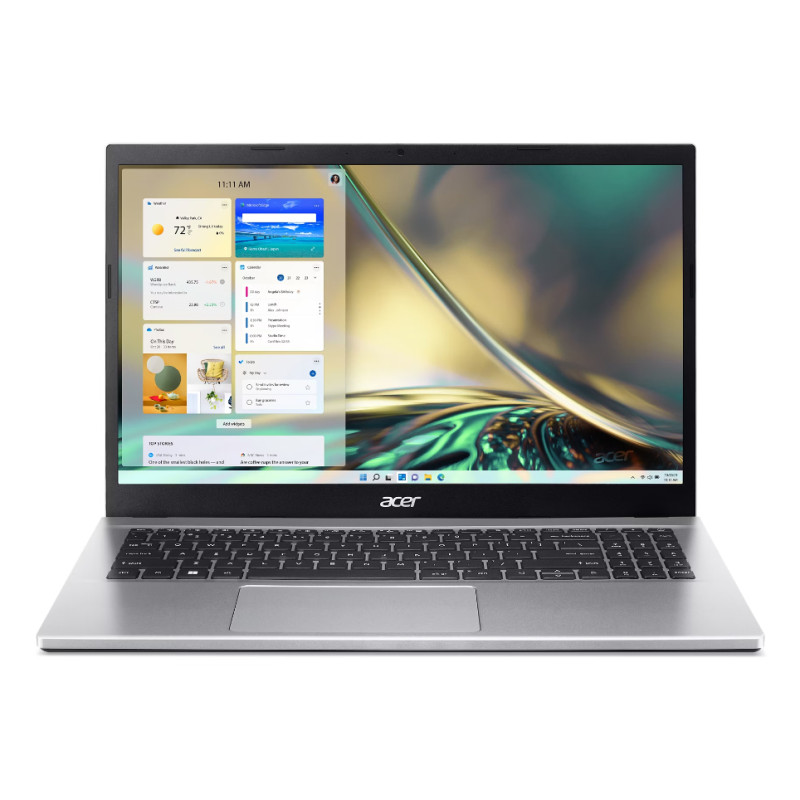 Aspire 3 A315-59-77J1 Intel® Core i7 i7-1255U Portátil 39,6 cm (15.6) 16 GB DDR4-SDRAM 1 TB SSD Wi-Fi 6 (802.11ax) Windows 11 Home Plata