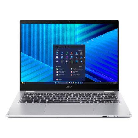 TravelMate TMP414RN-55-TCO-71N2 Intel Core Ultra 7 255U Portátil 35,6 cm (14) Pantalla táctil 3K 16 GB DDR5-SDRAM 512 GB SSD Wi-Fi 7 (802.11be) Windows 11 Pro Azul