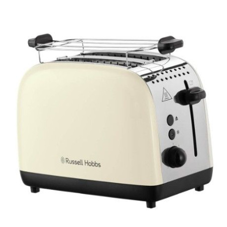 Tostador Russell Hobbs 2655156, 2 r/c retro crema