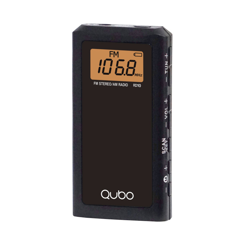 RADIO BOLSILLO QUBO RD10 AURICULAR INCLUIDO
