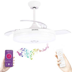 Ventilador Techo Grunkel SKYWIND42BT2, aspas Retra