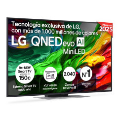 Tv LG 55QNED87A6B, 55\",MINILED 120Hz, 4K, Smart TV