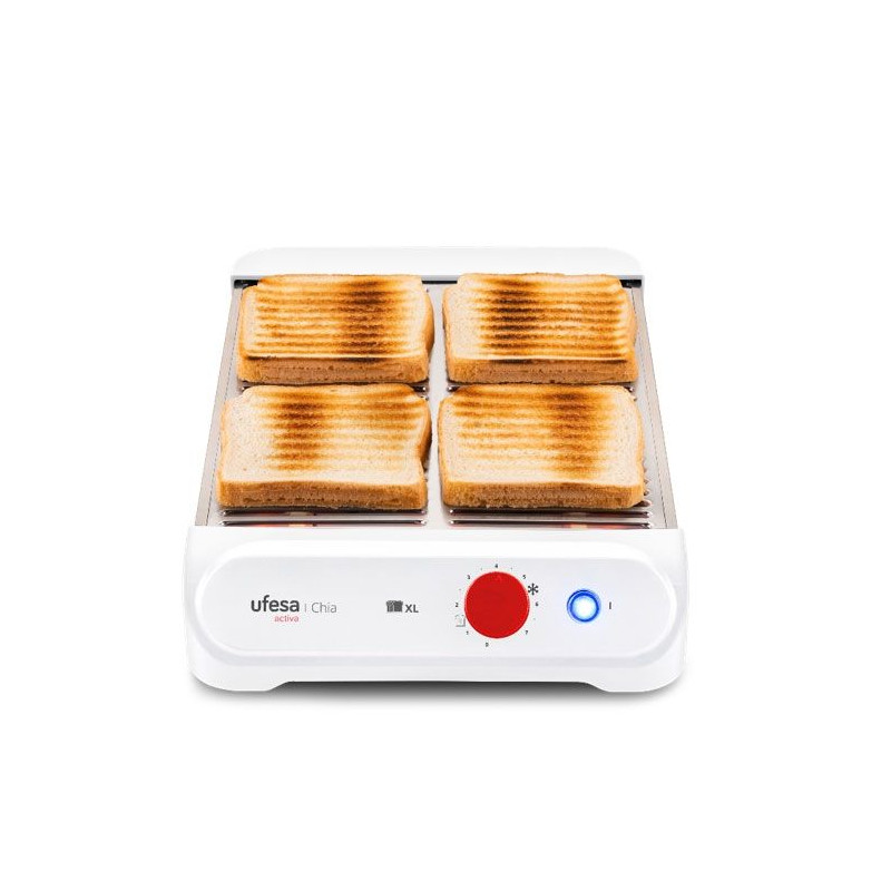 Tostador Ufesa CHIAACTIVA, 900w, superficie XL ace