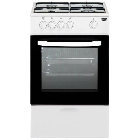Cocina Beko CSG42010DWN, 4 fuegos, 85x50, gas