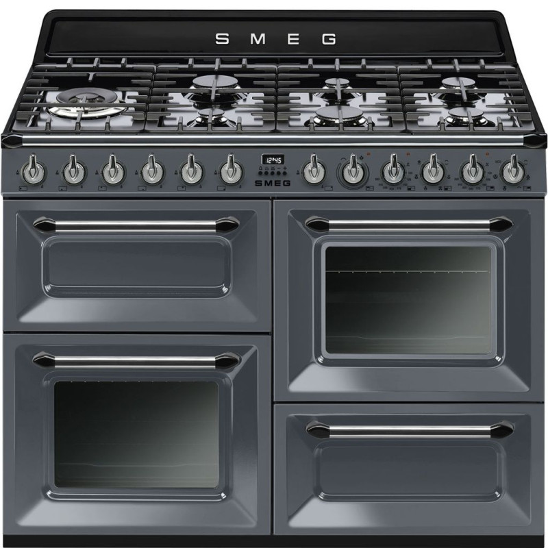 COCINA SMEG TR4110GR, 7 FUEGOS, GAS, GRIS, 110CM