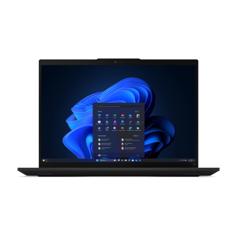 ThinkPad L16 Gen 2 (Intel) Intel Core Ultra 7 255U Portátil 40,6 cm (16) WUXGA 16 GB DDR5-SDRAM 512 GB SSD Wi-Fi 6E (802.11ax) Windows 11 Pro Español Negro