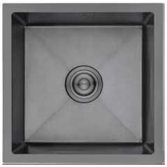 Fregadero Nova TRENTO4040N, 40X40 Acero Negro