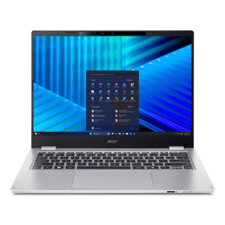TravelMate P4 TMP414-55-TCO-77X8 Intel Core Ultra 7 255U Portátil 35,6 cm (14) 3K 32 GB DDR5-SDRAM 1 TB SSD Wi-Fi 7 (802.11be) Windows 11 Pro Azul