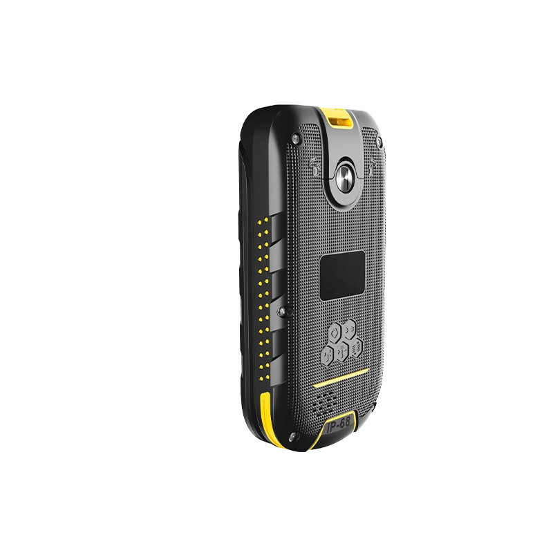 BOW LTE teléfono móvil 6,1 cm (2.4) Negro, Amarillo Teléfono resistente