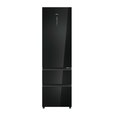 Combi Haier HTW7620DNGB 205x60, D, Cristal Negro