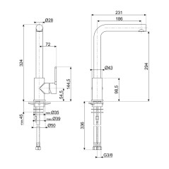 Grifo Smeg MI1CR, Monomando, cromo