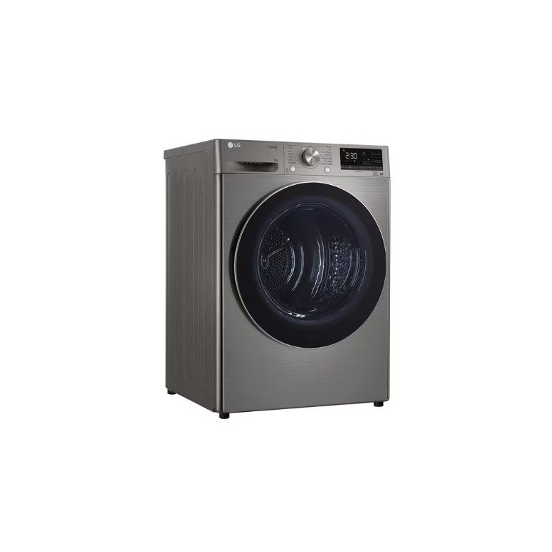 Secadora LG RH90V9PV2N, 9kg, C, Inox, bomba calor