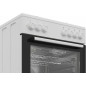 Cocina Beko FBE62120WD, 4 fuegos, horno electr