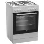Cocina Beko FBE62120WD, 4 fuegos, horno electr