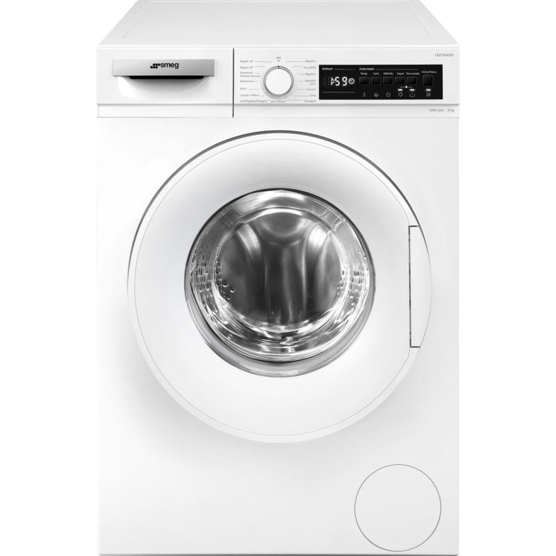 Lavadora Smeg LB2T92ASES, 9kg, 1200rpm, A, Vapor