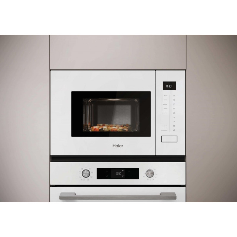 Microondas Haier HWO38MG2BHXW, 25L, grill, integ,b